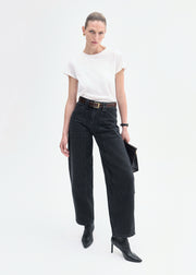 Fitted Tee in Cotton Jersey - Ivory - CO Collections